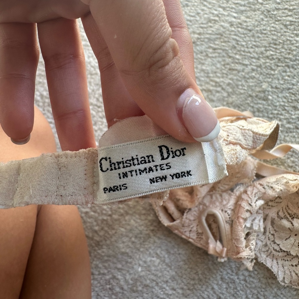 Vintage Lace Christian Dior bralette